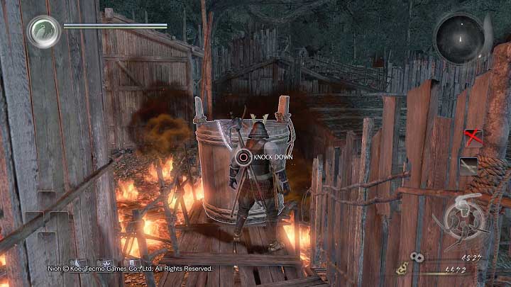 Break the chest and turn right (on the left there is a wall of fire) - Isle of Demons part 2 | Main missions - Main missions - NiOh Game Guide