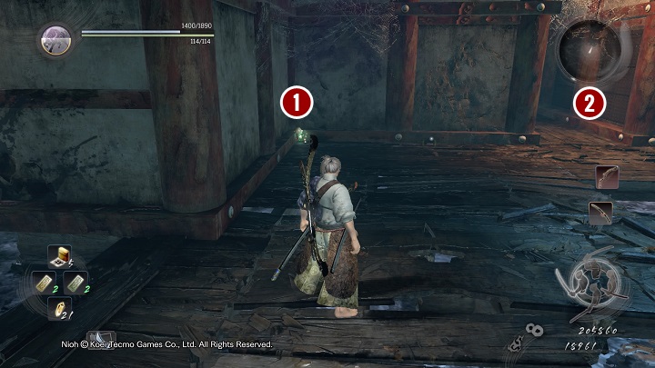 An archer will attack you when you reach the end of the first bridge - The Ocean Roars Again | Main missions - Main missions - NiOh Game Guide