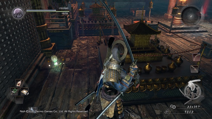 What is more, you can also find another Kodama behind the altar - The Ocean Roars Again | Main missions - Main missions - NiOh Game Guide