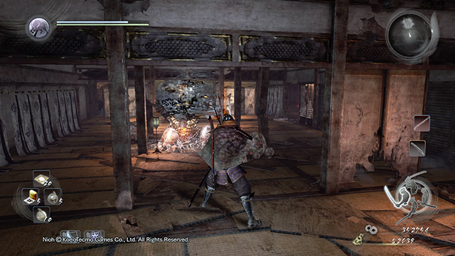 Defeat the Yoki and get a quest item - Spider Nest Castle | Main missions - Main missions - NiOh Game Guide