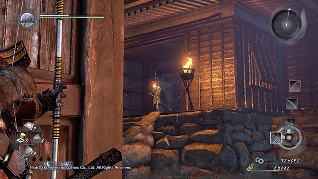 The best way to eliminate the archer is to use a ranged weapon - Spider Nest Castle | Main missions - Main missions - NiOh Game Guide