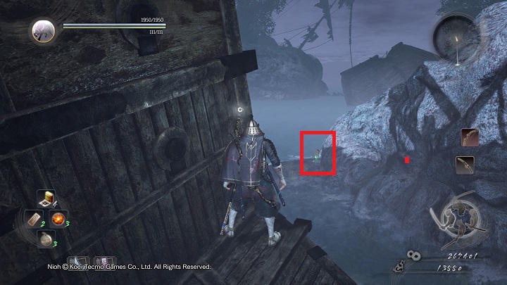 Jump into water before you move forward - The Conspirators | Side missions - Side missions - NiOh Game Guide