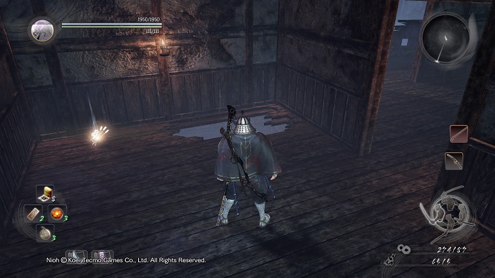 In the middle room you can find damaged floor - The Conspirators | Side missions - Side missions - NiOh Game Guide