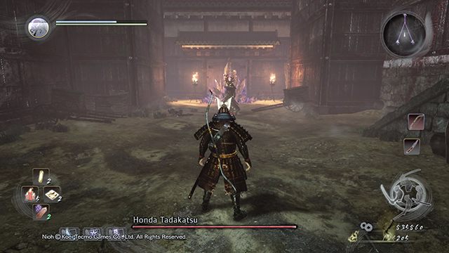 Destroy the crystals in order to avoid the battle - The Defiled Castle | Main missions - Main missions - NiOh Game Guide