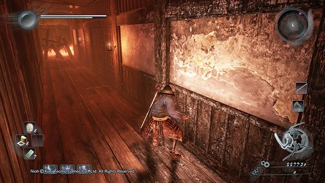 Behind this door you will find the boss - Immortal Flame | Main missions - Main missions - NiOh Game Guide