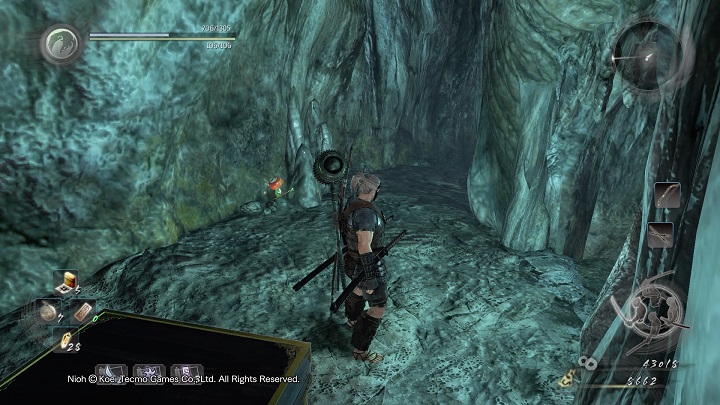 The last Kodama in this location is in the cave guarded by several devils, dwellers and one-eyed ones - Deep in the Shadows | Main missions - Main missions - NiOh Game Guide