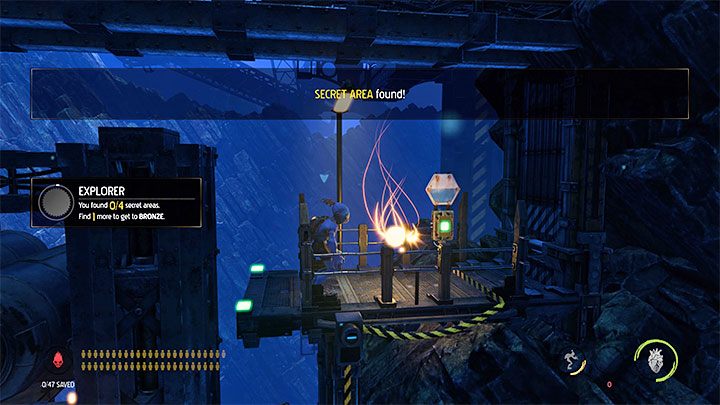 Platinum badge requirements: Find 4 Secret Areas - Oddworld Soulstorm: Badges (challenges), the Mines - list, walkthrough - 11: The Mines - Oddworld Soulstorm Guide