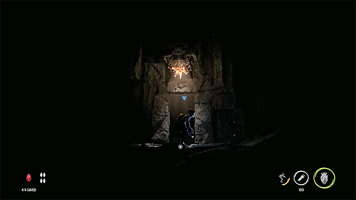 We continue the crossing remembering to rely on safe jumps - Oddworld Soulstorm: Meeting with the Keeper, the Sanctum - guide, walkthrough description - 12: The Sanctum - Oddworld Soulstorm Guide