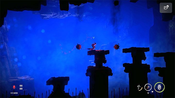 Go down the ladder and reach the new passage - Oddworld Soulstorm: Finding Fragons Eye, The Sanctum - walkthrough - 12: The Sanctum - Oddworld Soulstorm Guide