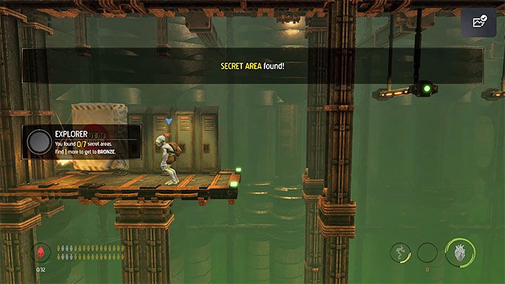 Move the possessed Slig to the right and enter the elevator you used to get here, and go up - Oddworld Soulstorm: Reaching the Fueling Tower, Phat Station - walkthrough - 6: Phat Station - Oddworld Soulstorm Guide