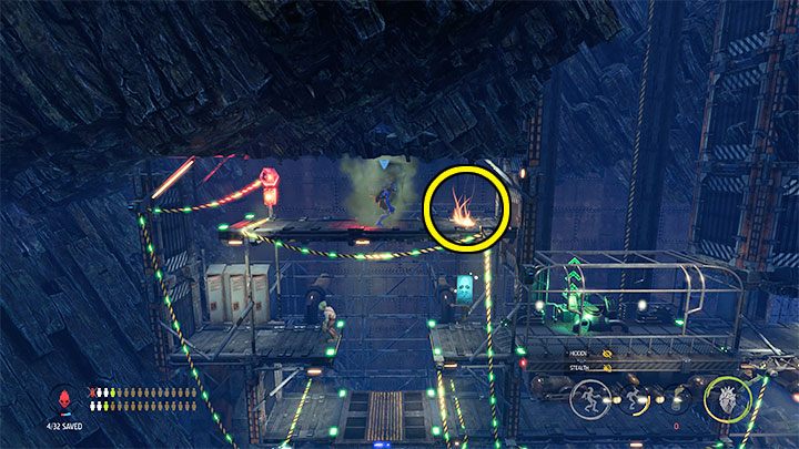 Recruit two Mudokons from the area on the left - Oddworld Soulstorm: Bypassing security, Necrum - walkthrough - 10: Necrum - Oddworld Soulstorm Guide