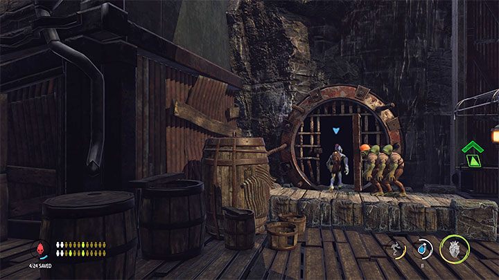 We can find this secret in the location with an elevator that can travel between three different floors - Oddworld Soulstorm: Stage 4 - all secrets, list - Oddworld Soulstorm Guide