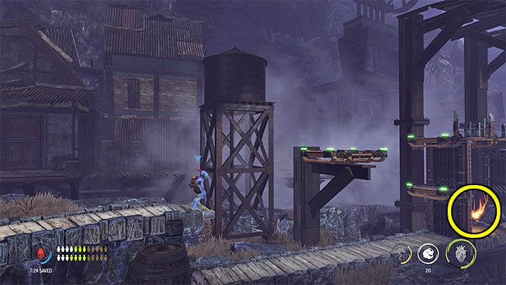 This secret can be found soon after completing the first part of the mission, that is, after riding the mine cart with the Mudokons - Oddworld Soulstorm: Stage 4 - all secrets, list - Oddworld Soulstorm Guide