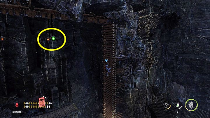 Abe can reach this secret area on the way back to the location where the second mine cart ride was initiated - Oddworld Soulstorm: Stage 5 - all secrets, list - Oddworld Soulstorm Guide