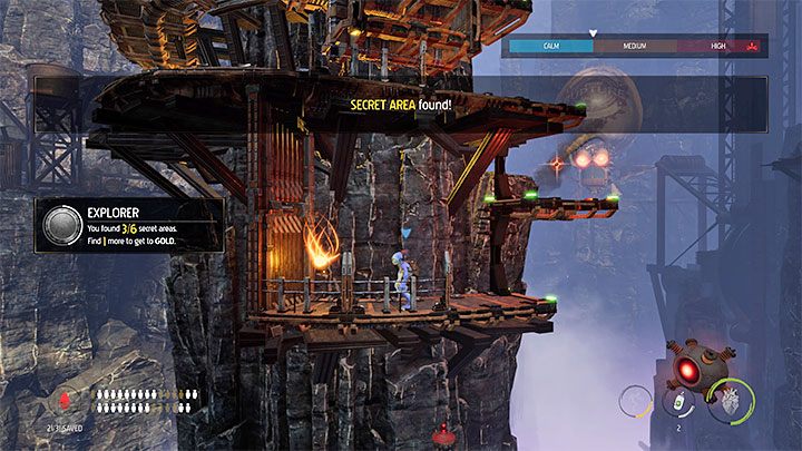 Destroying the tank will unlock the entrance to the secret area - Oddworld Soulstorm: Stage 5 - all secrets, list - Oddworld Soulstorm Guide