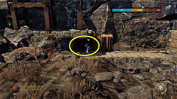 Once the whole structure burns down and collapses, Abe will need to access this location - Oddworld Soulstorm: Stage 5 - all secrets, list - Oddworld Soulstorm Guide