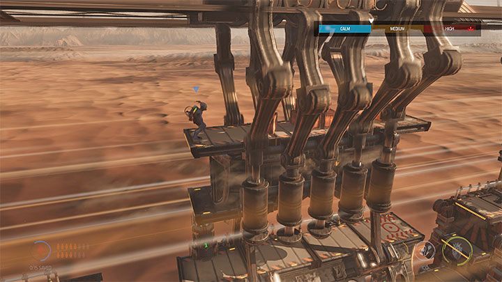 The secret is on one of the highest balconies of one of the bypassed wagons - the location is shown in the attached screenshot - Oddworld Soulstorm: Stage 7 - all secrets, list - Oddworld Soulstorm Guide