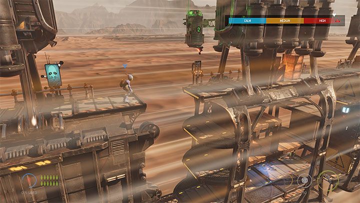 Soon after solving the puzzle that involves blowing up the propane tank, Abe will arrive in the location shown in the screenshot - Oddworld Soulstorm: Stage 7 - all secrets, list - Oddworld Soulstorm Guide
