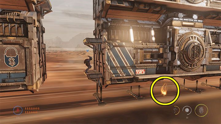 The secret can be obtained soon after you leave the location of the Slig Mama boss battle - Oddworld Soulstorm: Stage 7 - all secrets, list - Oddworld Soulstorm Guide