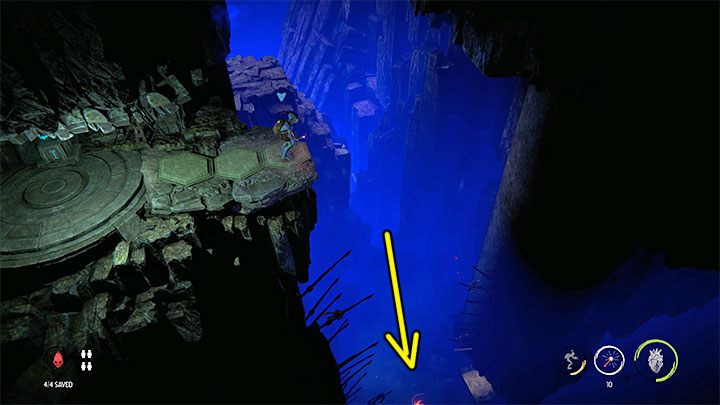 The secret can be obtained in the final part of the stage, namely on the way to the place where you get the Fragon's Eye artifact - Oddworld Soulstorm: Stage 12 - all secrets, list - Oddworld Soulstorm Guide