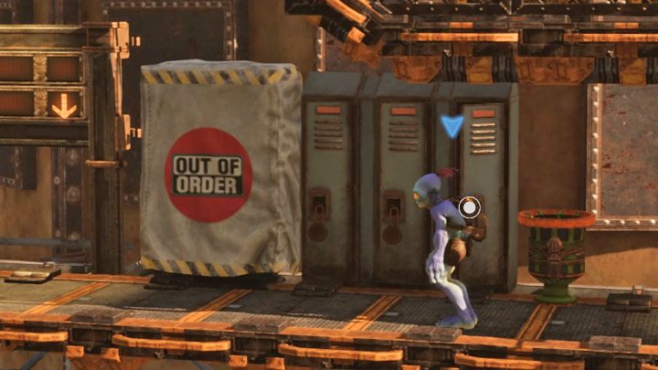 Platinum badge requirements: Open 11 lockers - Oddworld Soulstorm: Badges (challenges), Phat Station - list, walkthrough - 6: Phat Station - Oddworld Soulstorm Guide