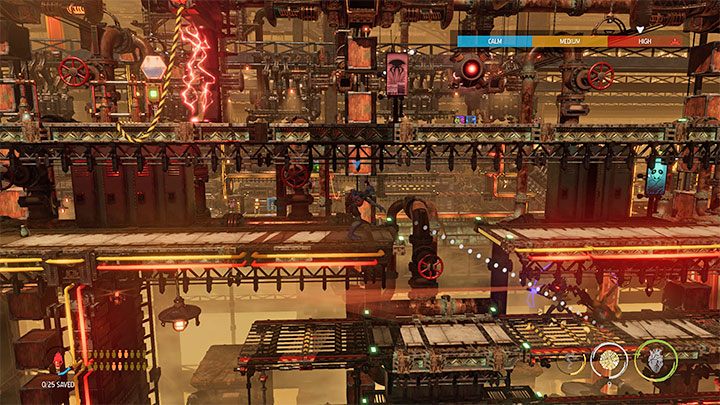 Move to the left area now - Oddworld Soulstorm: Unlocking the platform in Workzone 1, Feeco Depot - walkthrough - 14: Feeco Depot - Oddworld Soulstorm Guide