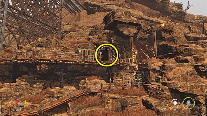 Keep moving further down - Oddworld Soulstorm: Reunion At The Old Trellis - walkthrough - 8: Reunion at the Old Trellis - Oddworld Soulstorm Guide