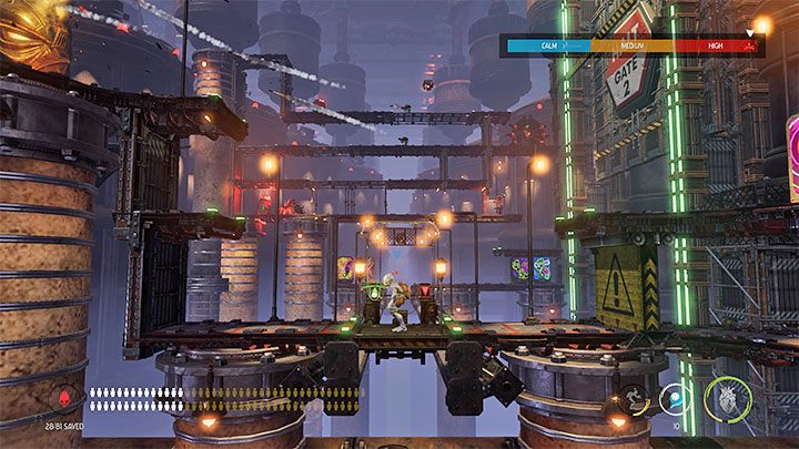 Keep going right - Oddworld Soulstorm: Opening the 1st and the 2nd gate, Brewery - walkthrough - 16: Brewery - Oddworld Soulstorm Guide