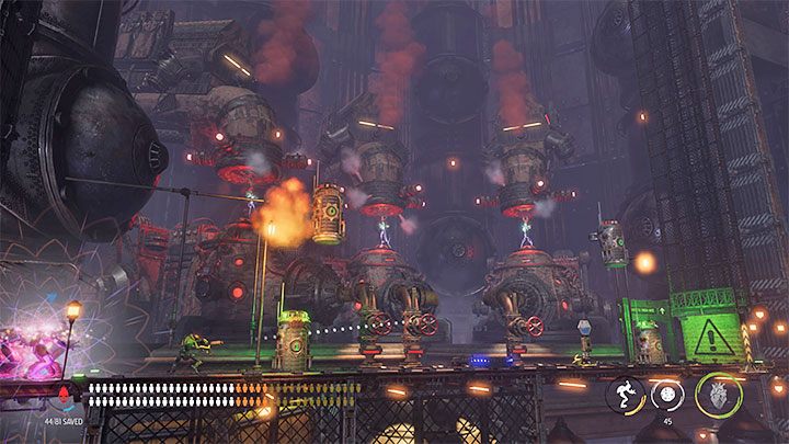 Once again, you need to go through the location with the Guard Houses - Oddworld Soulstorm: Opening the 3rd gate, Brewery - walkthrough - 16: Brewery - Oddworld Soulstorm Guide