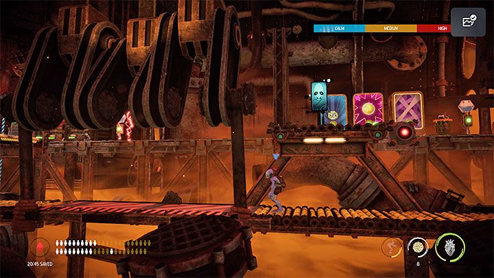 Head left on your own - Oddworld Soulstorm: Furnace, Slig Barracks - walkthrough - 9: Slig Barracks - Oddworld Soulstorm Guide