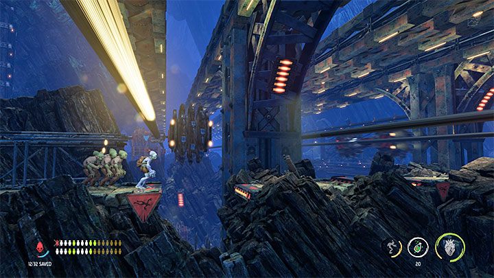 You will reach a new part of the cavern after paying the fee at the second Moolah Gate - Oddworld Soulstorm: Descending to the Bone Processing, Necrum - walkthrough - 10: Necrum - Oddworld Soulstorm Guide