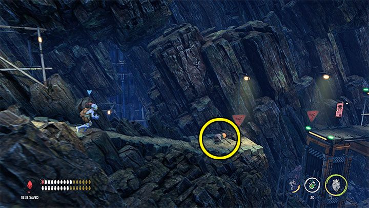 The bottom path will help you avoid large machines next to each other - Oddworld Soulstorm: Descending to the Bone Processing, Necrum - walkthrough - 10: Necrum - Oddworld Soulstorm Guide
