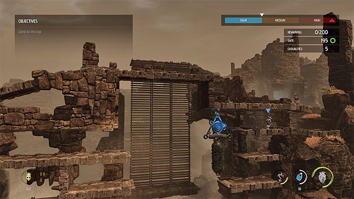 All that's left to do is to leave the location - Oddworld Soulstorm: Protecting other Mudokons, the Ruins - walkthrough - 2: The Ruins - Oddworld Soulstorm Guide