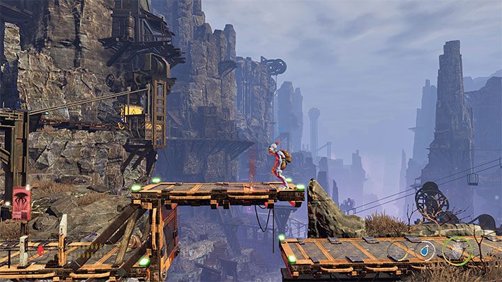 The elevator to the right of the mine entrance is now active - Oddworld Soulstorm: Collecting antidote ingredients, the Funicular - walkthrough - 4: The Funicular - Oddworld Soulstorm Guide