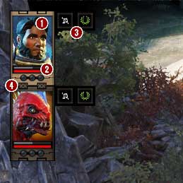 You can access the party composition in the upper left corner throughout the whole game - Game Interface | Basics - Basics - Divinity: Original Sin II Game Guide