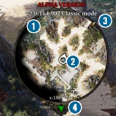 Mini-map is a very useful tool that allows for efficient navigation and locating potential dangers before we can see them on the screen - Game Interface | Basics - Basics - Divinity: Original Sin II Game Guide