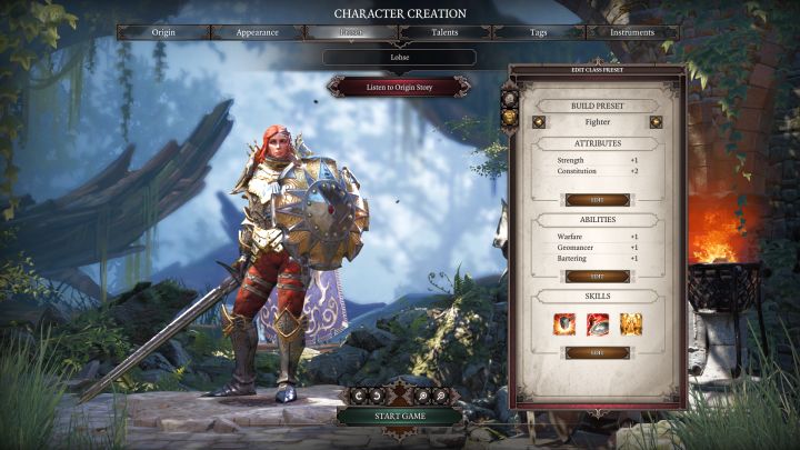 Fighter in the class selection screen - Fighter Class - Classes - Divinity: Original Sin II Game Guide