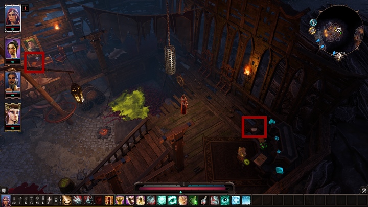 The evidences are in Ships Manifest and Letter with a large ink stain - The Law Of The Order | Reapers Coast - Chapter IV - Reapers Coast - Divinity Original Sin 2 Guide
