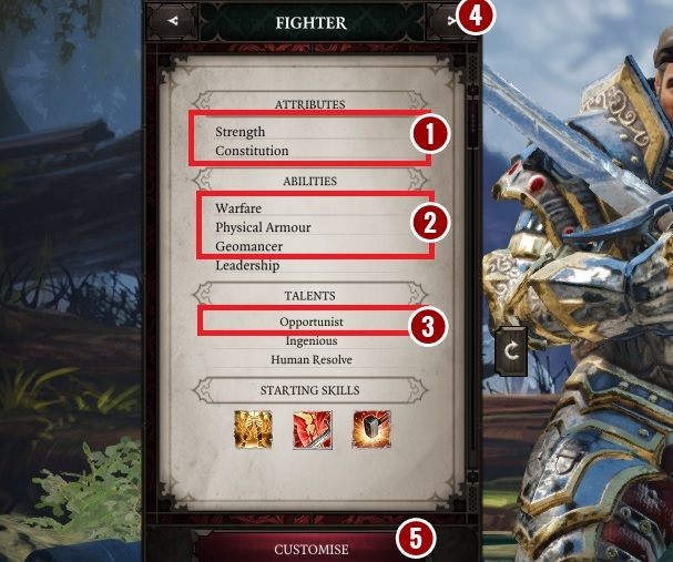 For the purposes of this guide, lets assume that your selected race is Human and you decided to play as a warrior - Character creation in Divinity Original Sin 2 - Party - Divinity Original Sin 2 Guide