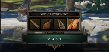 Instrument selection has no major effect on the game mechanics, but it will be included in the games soundtrack, while you are playing - Character creation in Divinity Original Sin 2 - Party - Divinity Original Sin 2 Guide