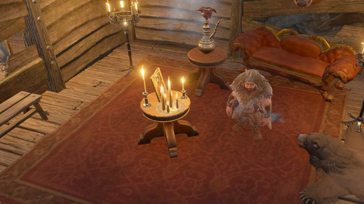 Sadly, he wont talk with you unless you solve his problem with Mordus (see Shadow Over Driftwood quest) - Beast companion quest | Companion quests - Companion quests - Divinity Original Sin 2 Guide