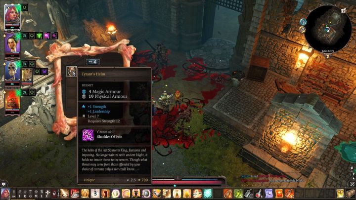 The cleansed helmet of Braccus is a good item for a warrior. - How to get and use Braccus Rexs armor? | FAQ - FAQ - Divinity: Original Sin II Game Guide