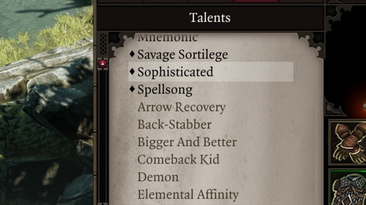 Sophisticated ans Spellsong are two talents only available for the Lizards. - Race talents | Talents - Talents - Divinity: Original Sin II Game Guide
