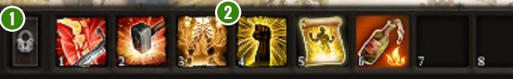 The action bar, shown on the screenshot above, allows for quicker management of the available abilities and equipment - Game Interface in Divinity Original Sin 2 - Basics - Divinity Original Sin 2 Guide