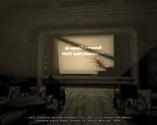 You can either watch the movie or proceed further - Return to the Administration Block - Walthrough - Outlast - Game Guide and Walkthrough