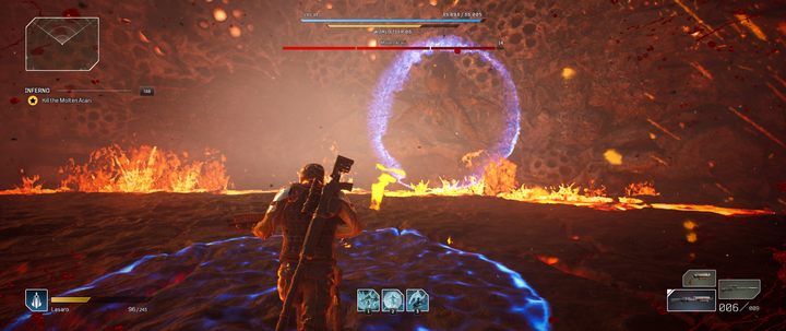 From time to time, Acari will attack from the walls - Outriders: Molten Acari - boss, how to defeat? - Bosses - Outriders Guide