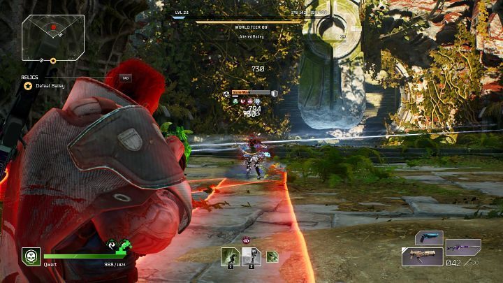 The next special skill that Bailey has is Stone Wave - Outriders: Bailey boss fight - how to defeat? - Bosses - Outriders Guide