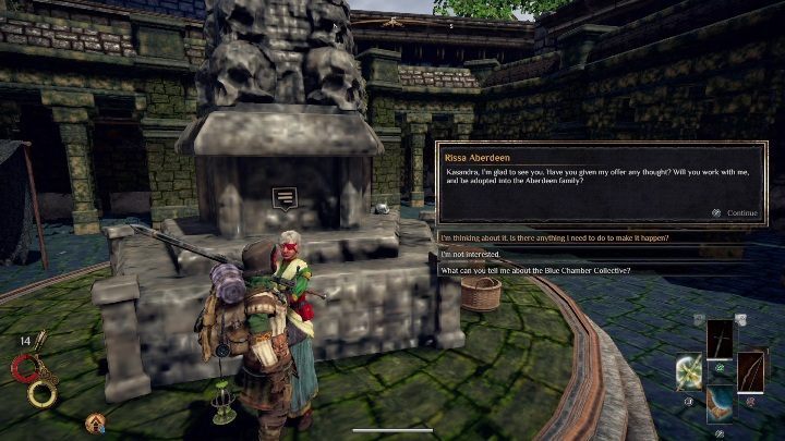 To complete the Looking to the Future mission, you must complete two more tasks - Looking to the Future - Outward Walkthrough - Main quests - Outward Guide