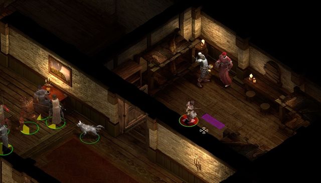 The spot where the staff is hidden. - Map of Dyrford Village M29 | Pillars of Eternity - Dyrford Village and Crossing - Pillars of Eternity Game Guide & Walkthrough