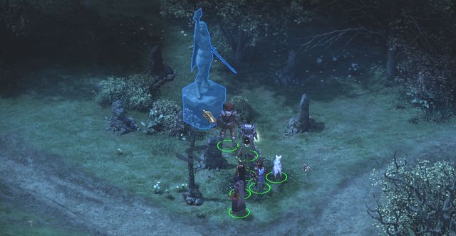 You will find the statue of Magran at the big intersection in the center of the location. - Iron and Flame - side quest - Stalwart - Pillars of Eternity Game Guide & Walkthrough